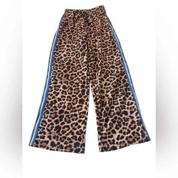 Missguided leopard print side stripe track pants - Picture 5 of 13